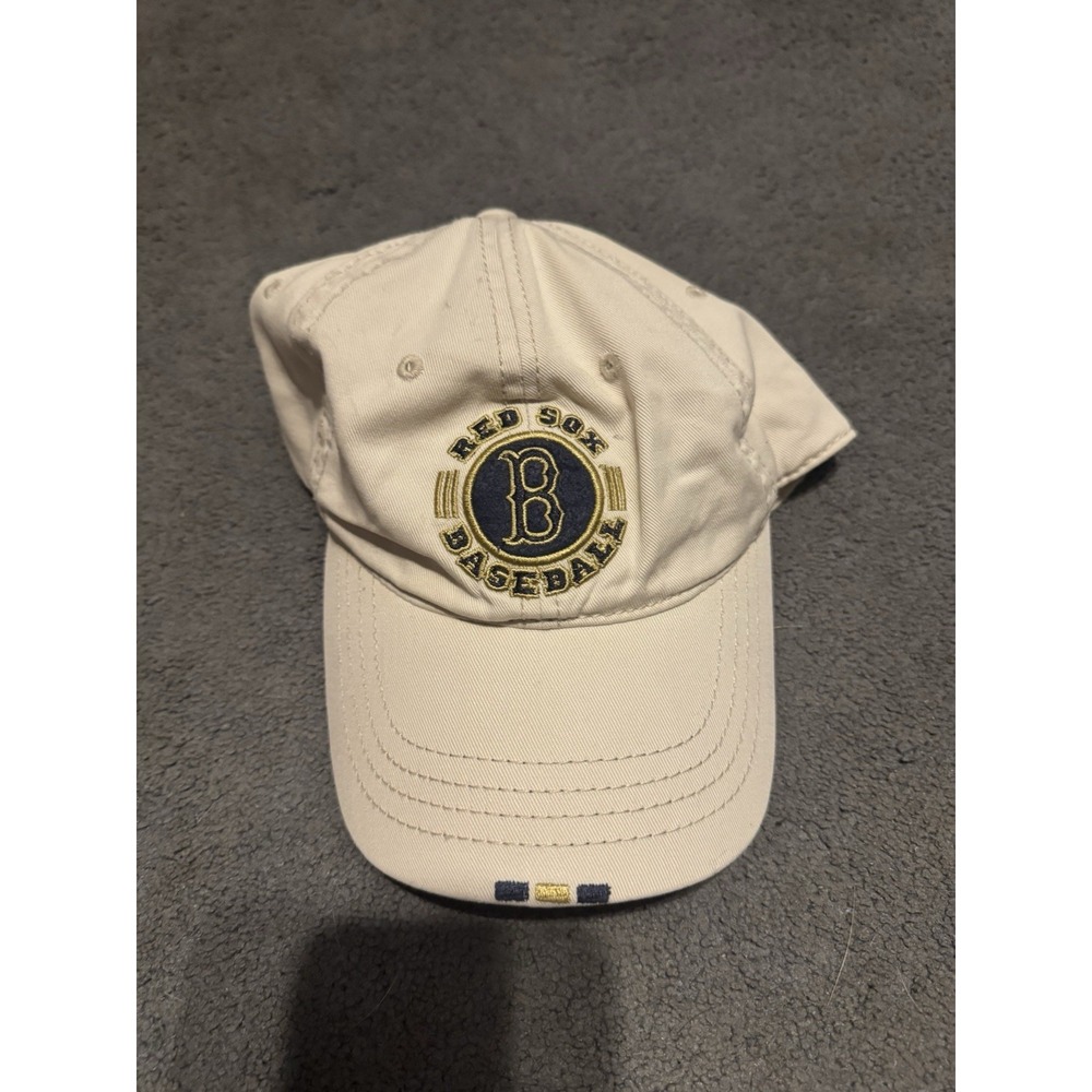 Boston Red Sox American Needle Strapback‎ Hat Cream Cooperstown MLB